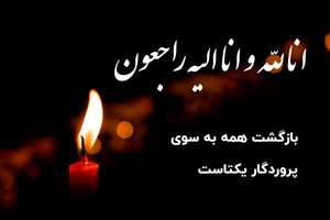  پیام تسلیت همکاران سازمان آموزش‌وپرورش استثنایی به دکتر سالار قاسمی ریاست محترم سازمان در پی درگذشت مادر گرامیشان